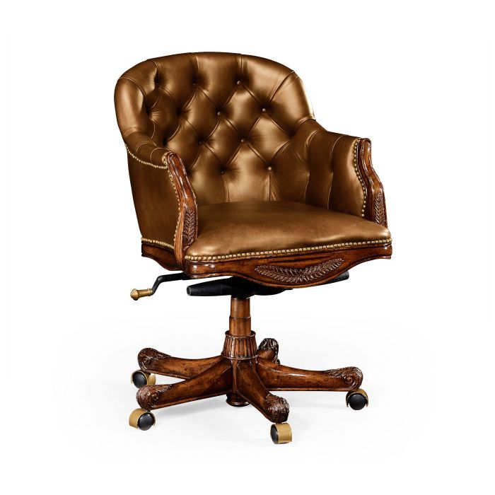 Jonathan Charles Office Chair Chesterfield Style 1