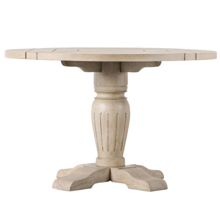 Lindale Round Teak Outdoor Dining Table 1