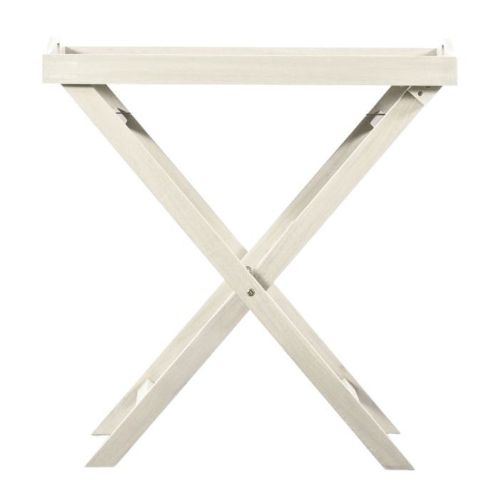 San Diego Outdoor Tray Table in Whitewash 1