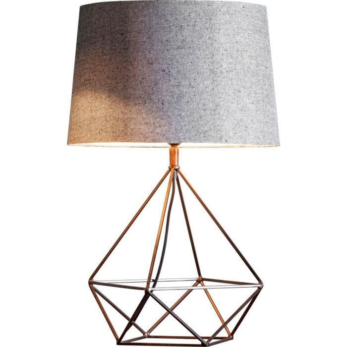Pavilion Chic Table Lamp Orcus Geometric Metal Frame 1