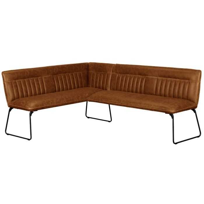 Pavilion Chic Cooper Right Corner Dining Bench in Tan 1