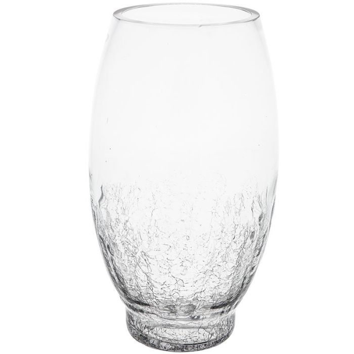SIA Clear Vase 'alba' Height 35cm Depth 20cm 1