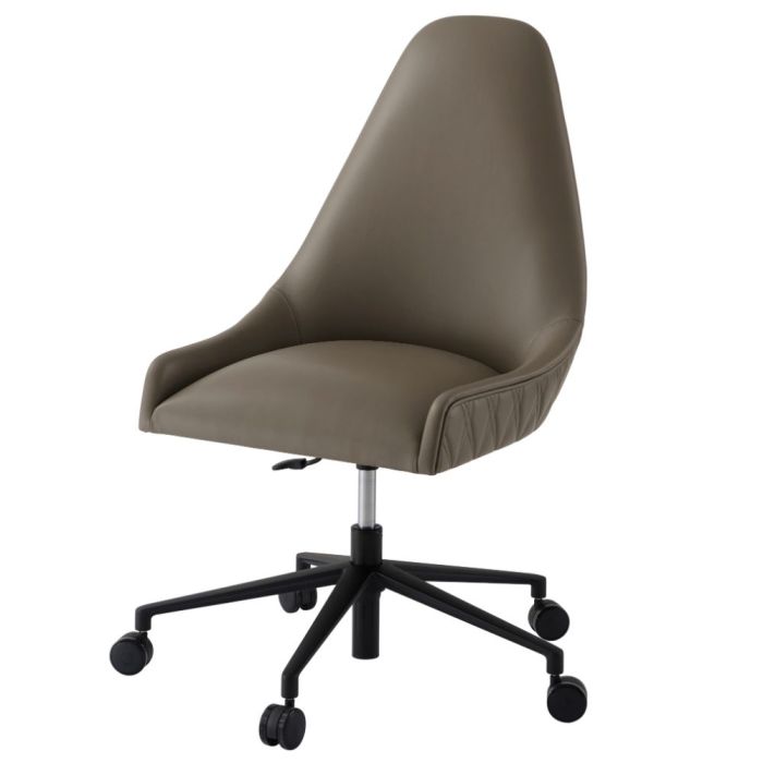 Theodore Alexander Prevail Executive Desk Chair in Leather 1
