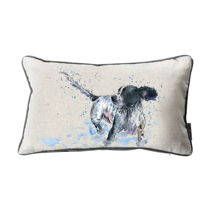 Spaniel Watercolour Cushion 1