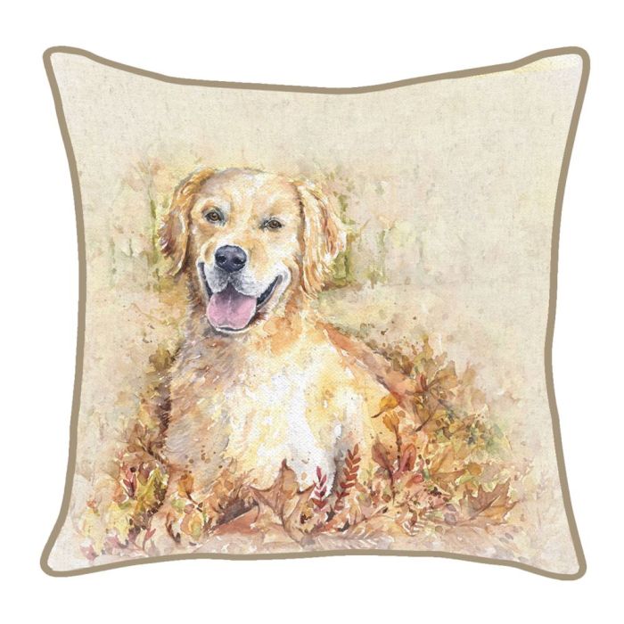 Golden Retriever Dog Cushion 1