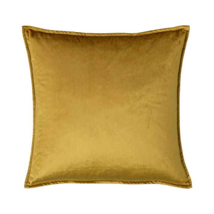 High Wycombe Gold Velvet Cushion 1