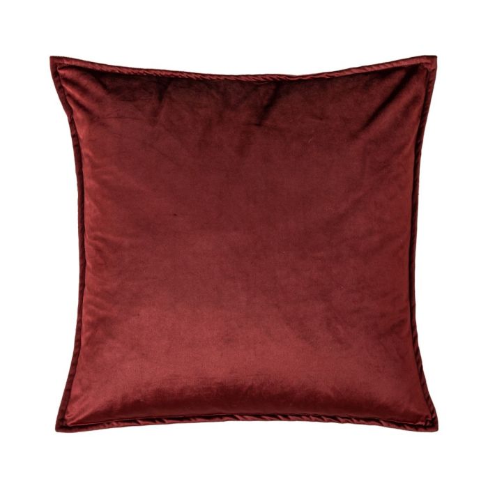 High Wycombe Merlot Red Velvet Cushion 1