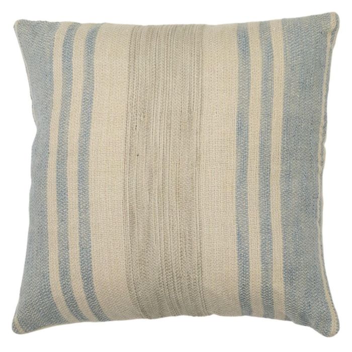 Beach Stripe Cushion in Blue 1