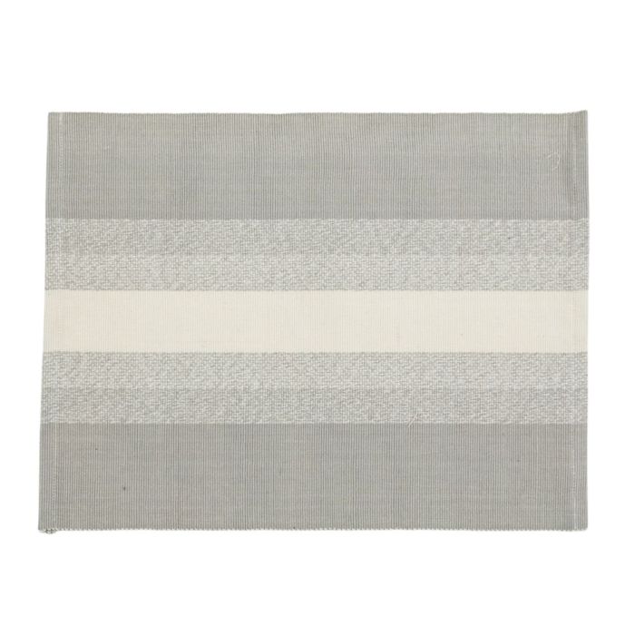 Falmouth Grey Cotton Placemats Set of 4 1