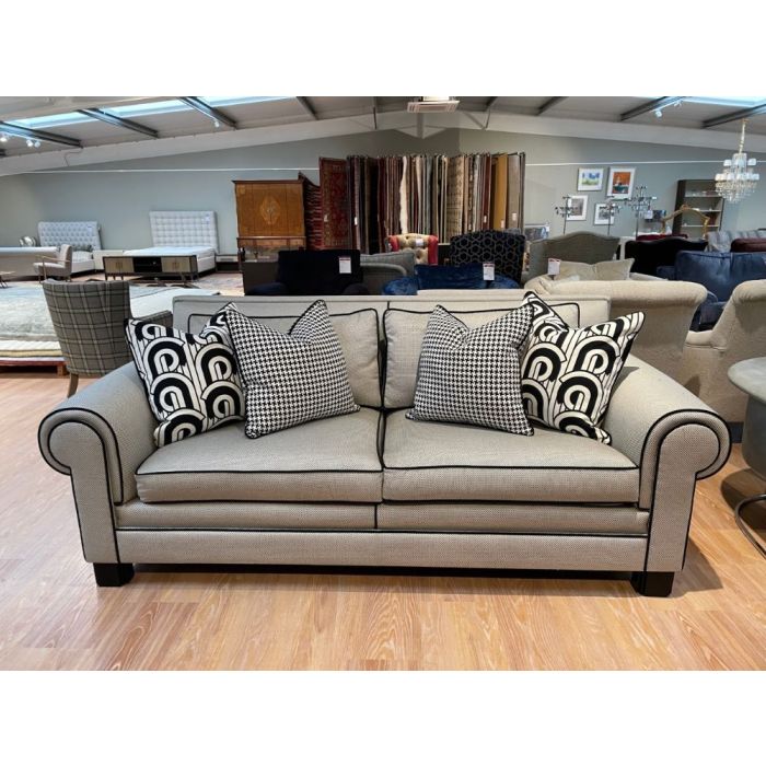 Clearance Duresta Coco Large Sofa in Cristalle Noir 1