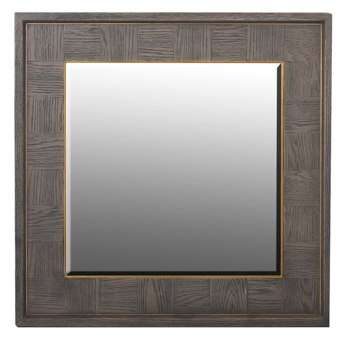 Cali Square Oak Mirror 1