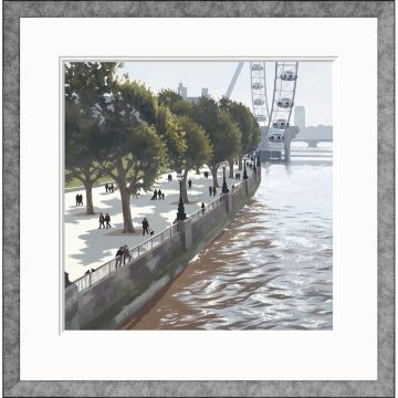 South Bank Spring by JO Quigley - Limited Edition Framed Print