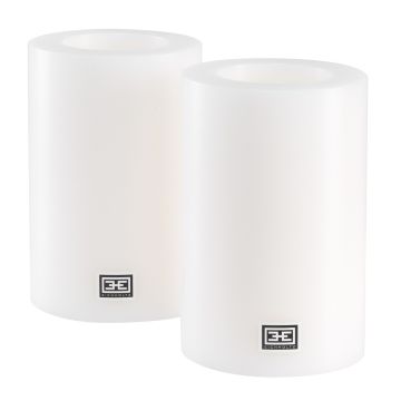 Artificial Candle set of 2 H.15cm