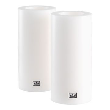 Artificial Candle set of 2 H.21cm