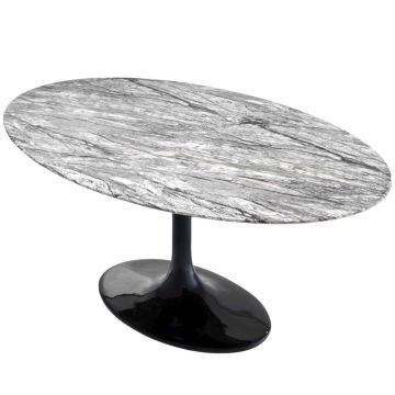 Solo Oval Dining Table - Grey