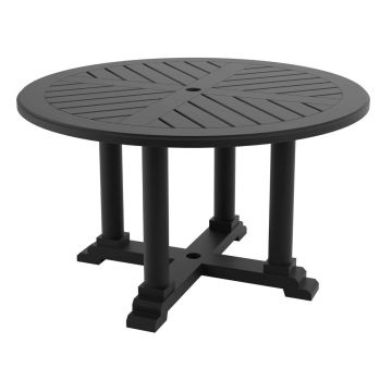 Bell Rive Small Round Dining Table in Black