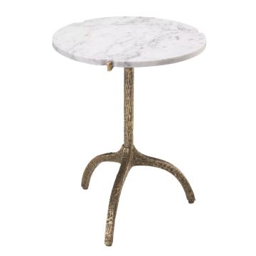 Cortina Side Table in White