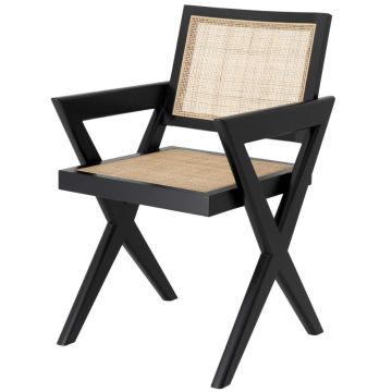 Augustin Dining Chair in Black