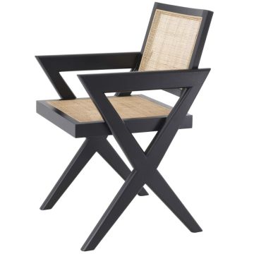 Augustin Dining Chair in Black