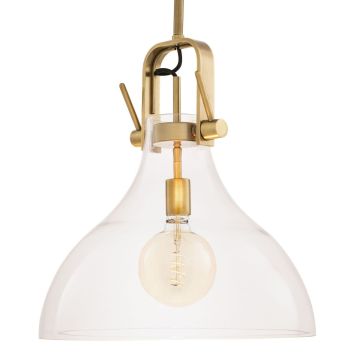 Connery Pendant Light in Antique Brass