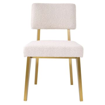 Sorbonne Dining Chair in Boucle Cream