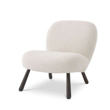 Blush Chair in Cream Boucle