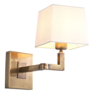 Cambell Swing Arm Wall Light in Brass