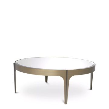 Artemisa Coffee Table S in Brushed Brass