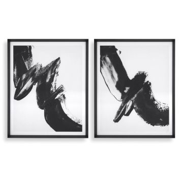 Black Expression Prints Set of 2