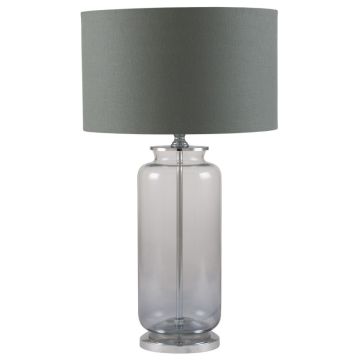 Grey Glass Ombre Table Lamp