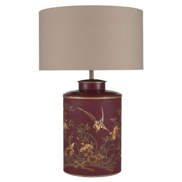 Hand Painted Oriental Style Table Lamp