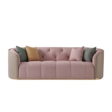 Grace Large Tub Sofa in Leather