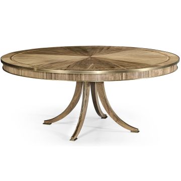 Golden Amber Round Dining Table
