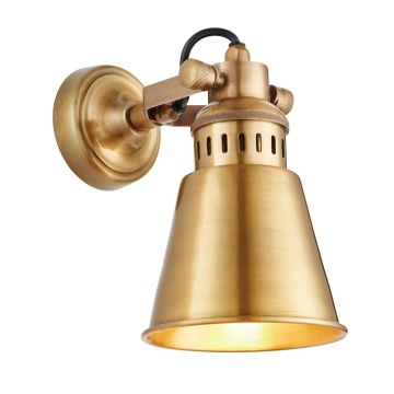 Crediton Wall Light in Antique Brass