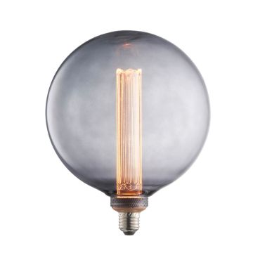 Globe Smoke Glass Light Bulb