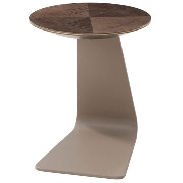 Grace Cantilever Accent Table in Maple Veneer