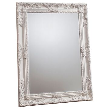 Edward Off White Baroque Wall Mirror