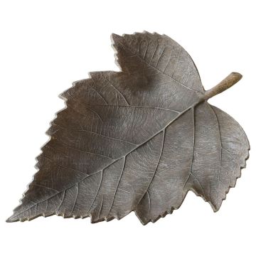 Distressed Birch Leaf Bowl