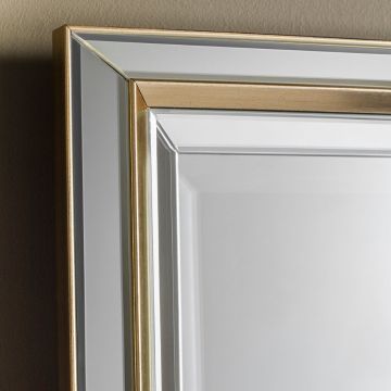 Reynolds Large Wall Mirror Gold Frame
