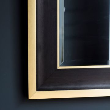 Victoria Black & Gold Wall Mirror