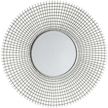 Ascott Wire Frame Mirror - Silver