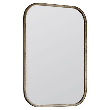 Dunstan Curved Wall Mirror - Champagne