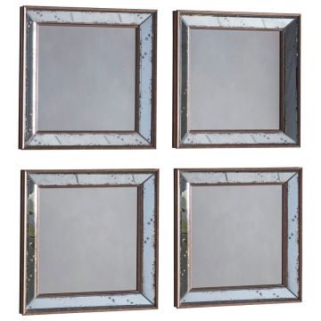 Chardwar Set of 4 Square Mirrors