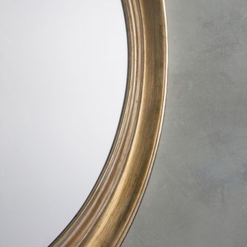 Pleasant Curved Edge Mirror - Champagne