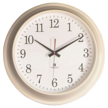 Teddington Wall Clock in Cream