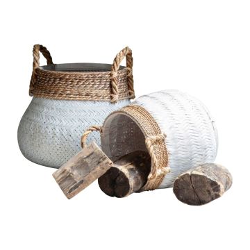 Luella Set of 2 Bamboo Baskets