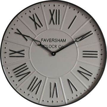 Bournemouth Wall Clock in Mirage Grey