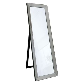 Fowlers Free Standing Cheval Mirror - Grey
