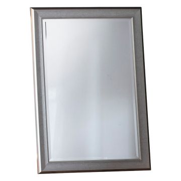 Chester Large Rectangular Wall Mirror in White