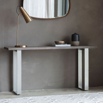 Soudley Rustic Grey Console Table